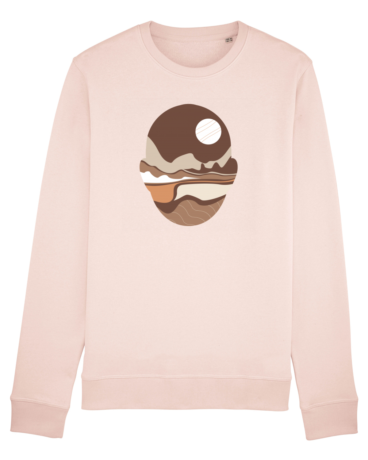 Bluză mânecă lungă Unisex Rise Candy Pink