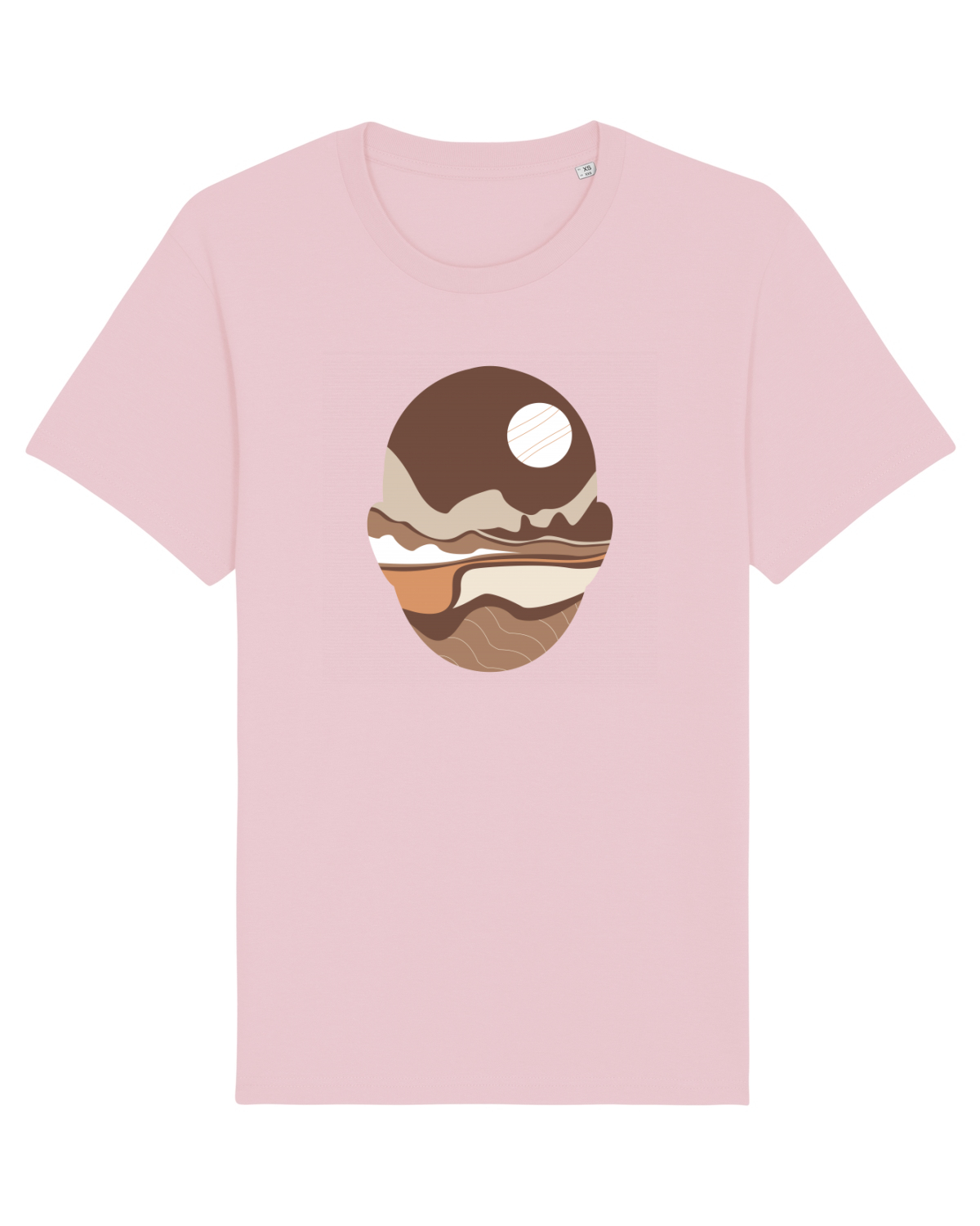 Tricou mânecă scurtă Unisex Rocker Cotton Pink