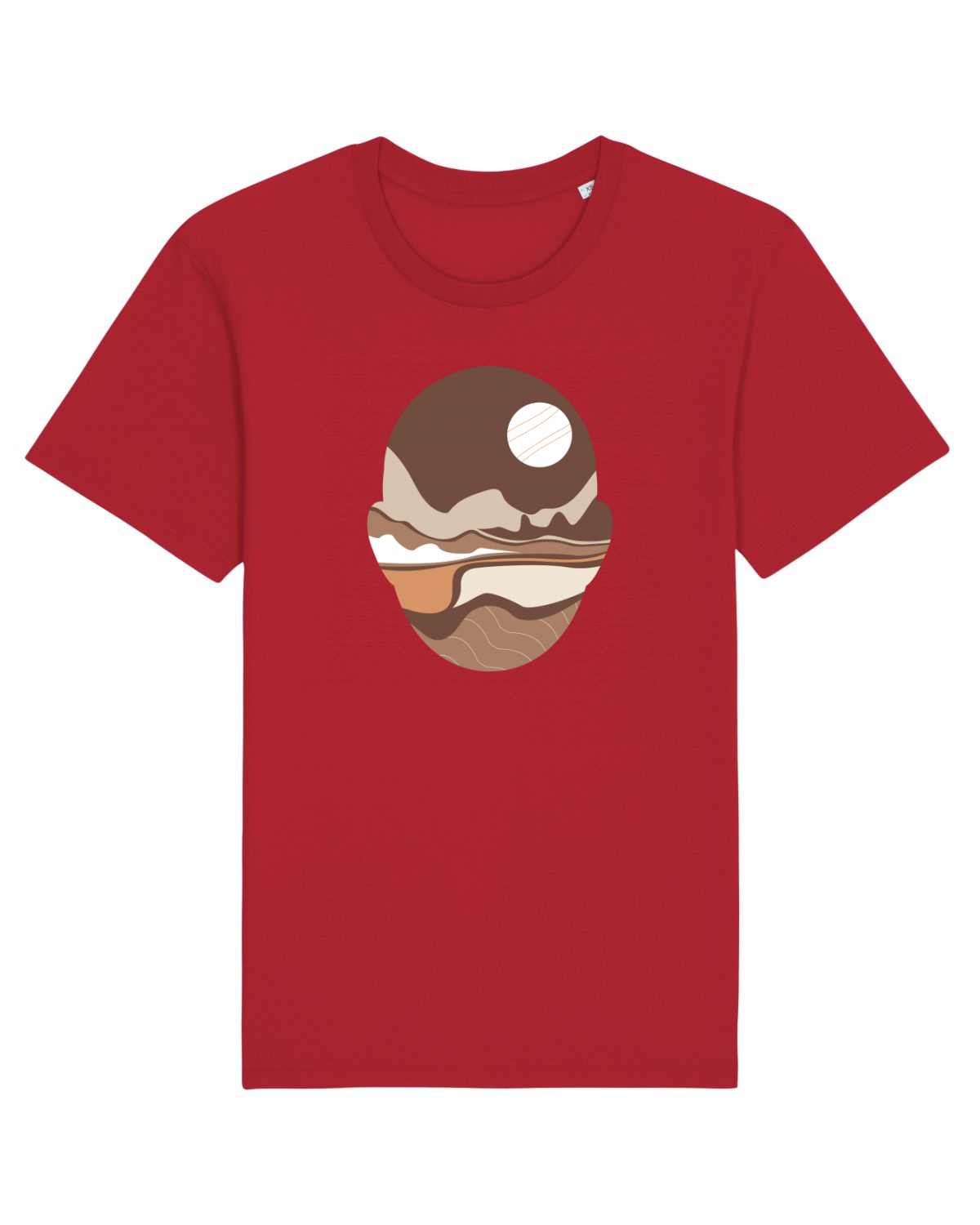 Tricou mânecă scurtă Unisex Rocker Red