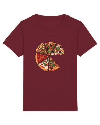 Love Pizza Burgundy