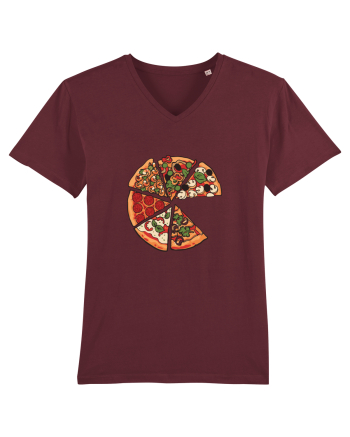 Love Pizza Burgundy