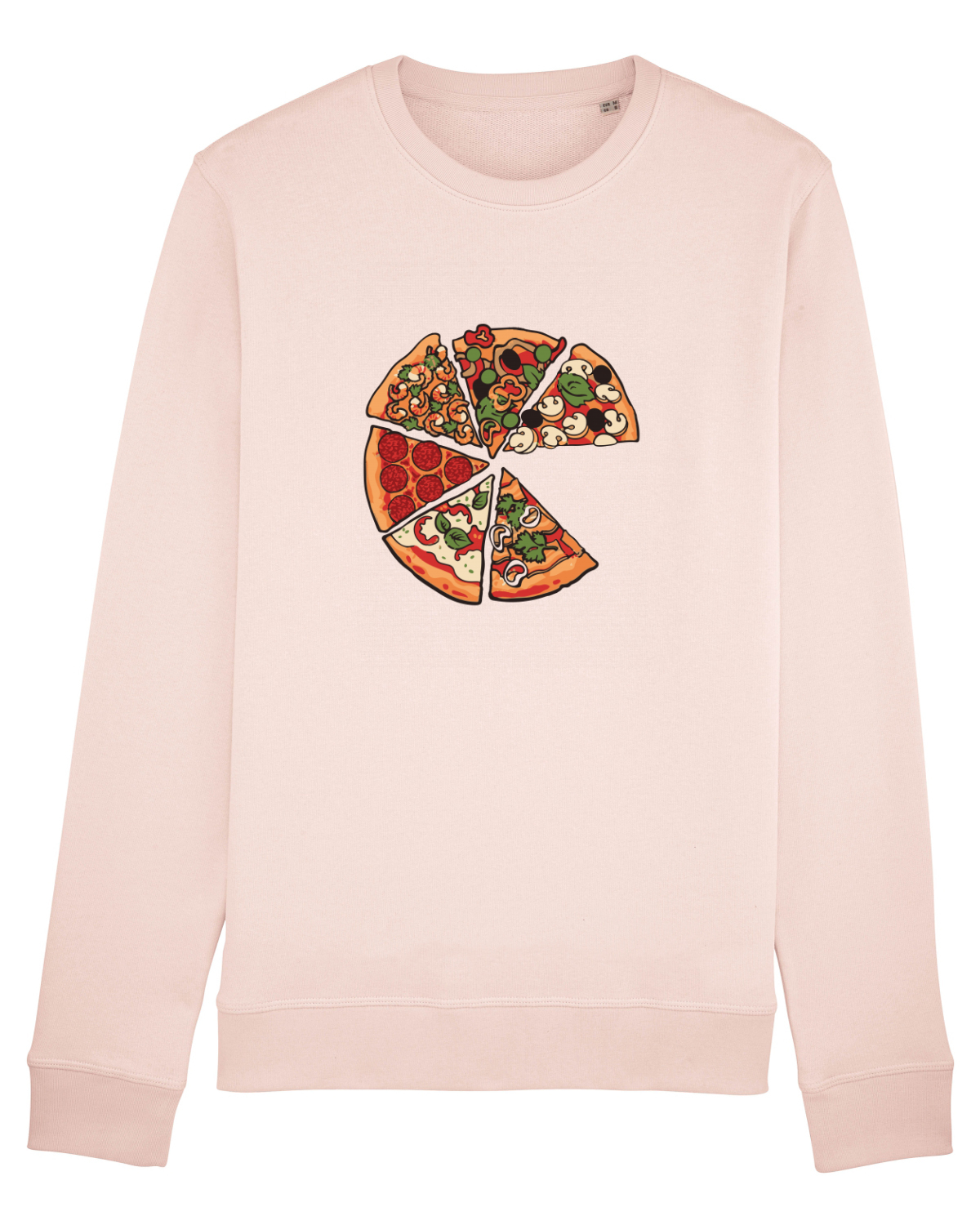 Bluză mânecă lungă Unisex Rise Candy Pink