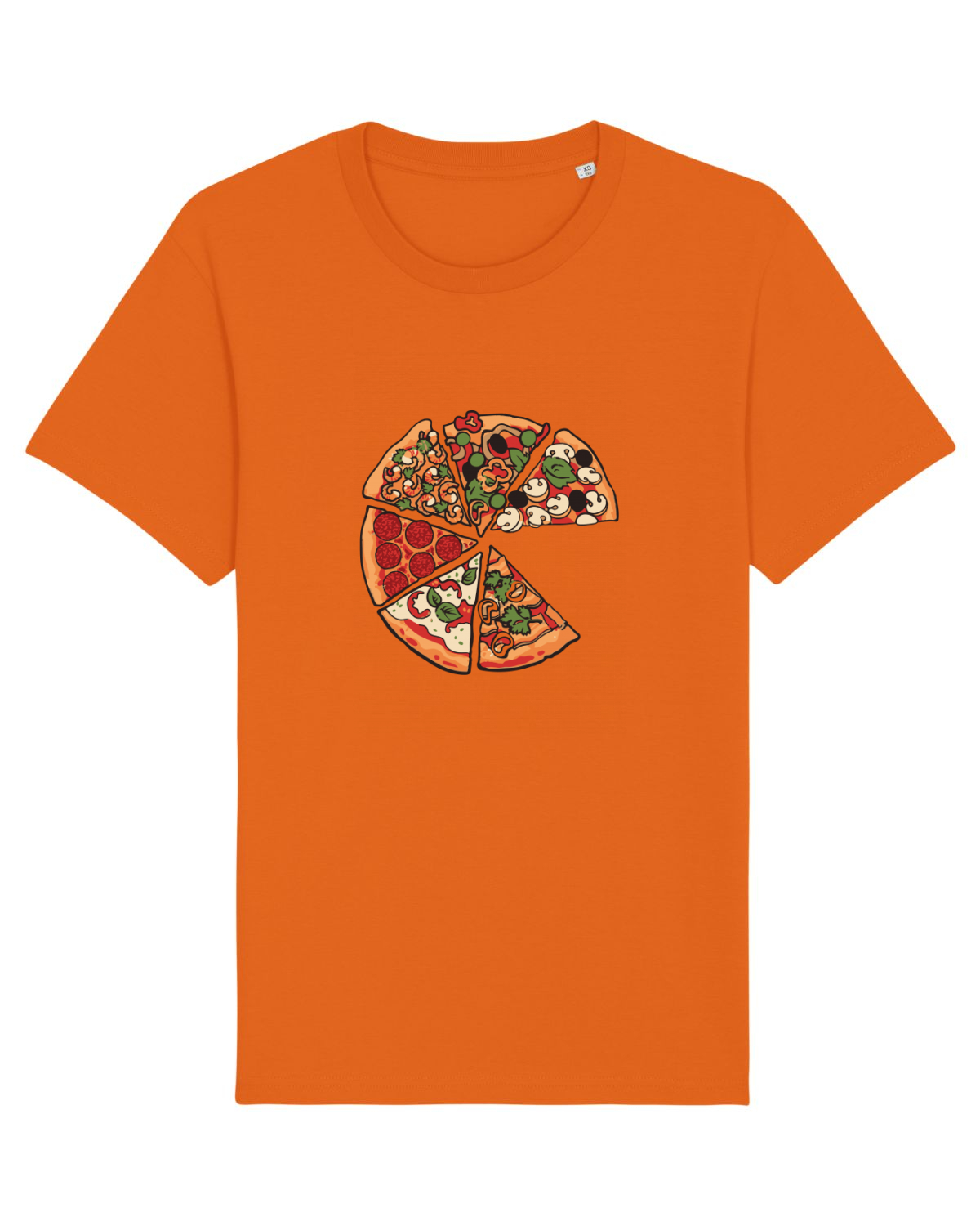 Tricou mânecă scurtă Unisex Rocker Bright Orange