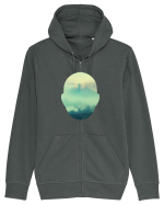 Nature In My Mind Hanorac cu fermoar Unisex Connector