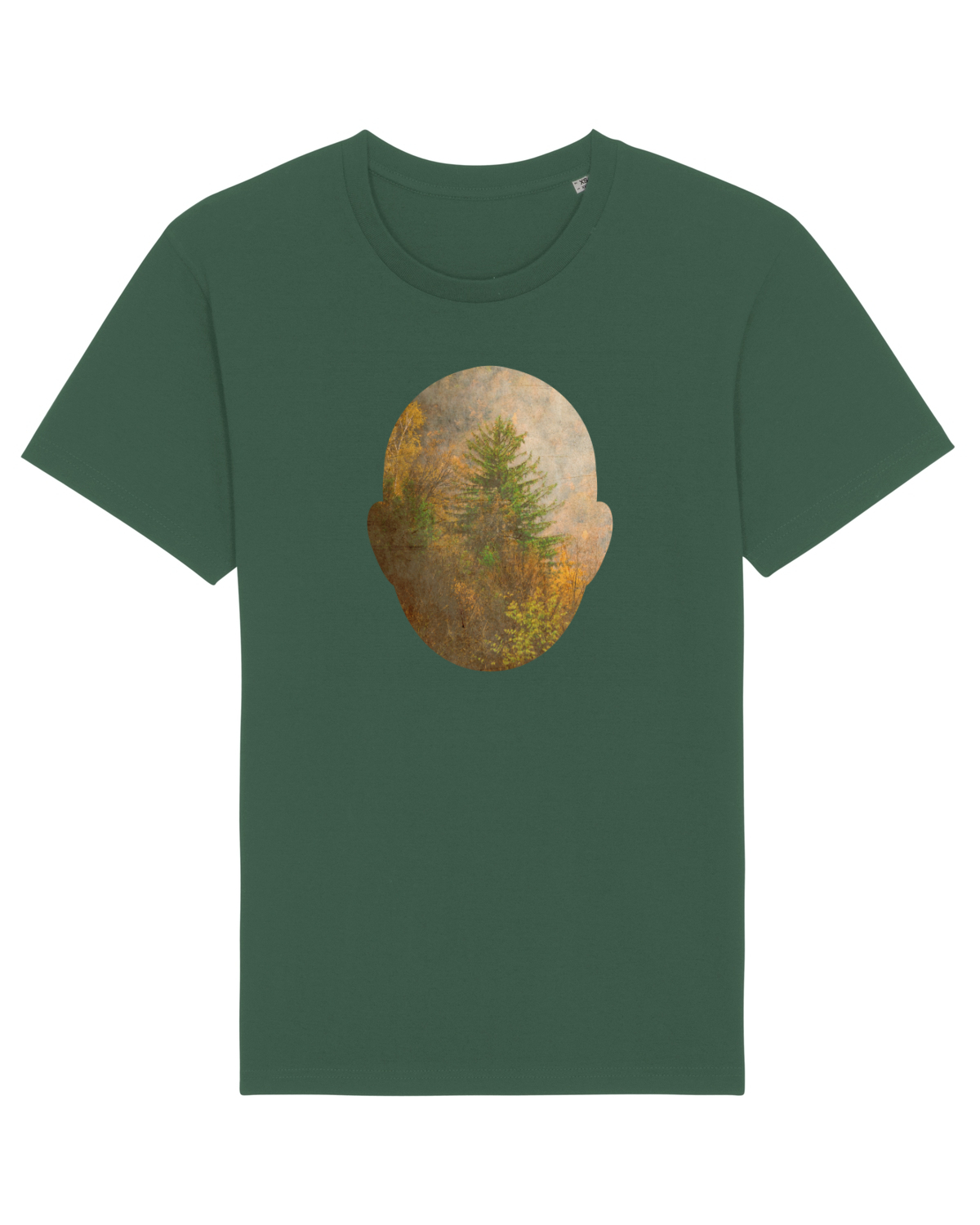 Tricou mânecă scurtă Unisex Rocker Bottle Green