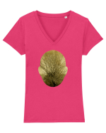 Nature In My Mind Tricou mânecă scurtă guler V Damă Evoker