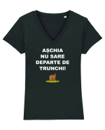 ASCHIA NU SARE DEPARTE Tricou mânecă scurtă guler V Damă Evoker