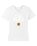 ASCHIA NU SARE DEPARTE Tricou mânecă scurtă guler V Bărbat Presenter