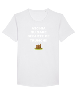 ASCHIA NU SARE DEPARTE Tricou mânecă scurtă guler larg Bărbat Skater