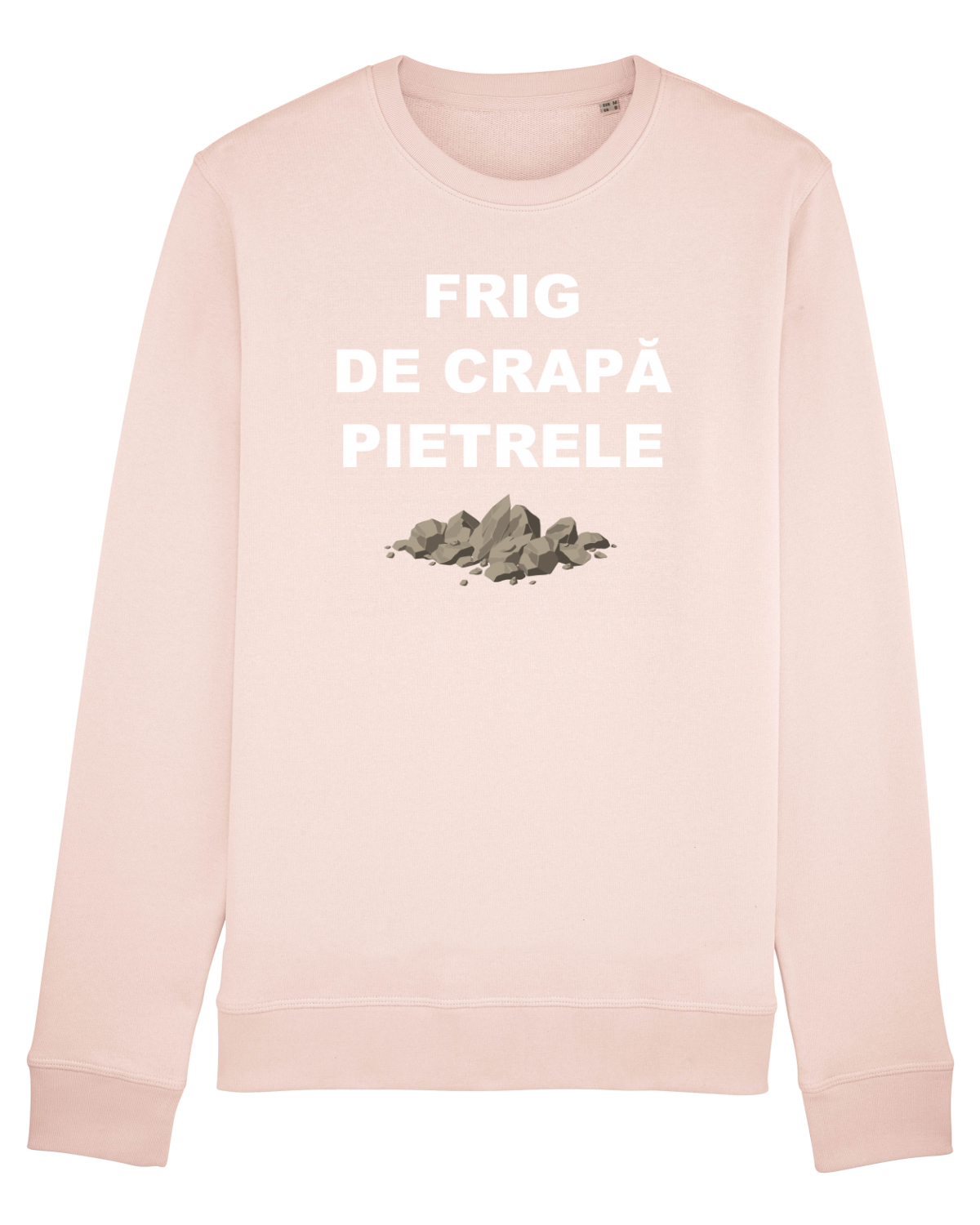 Bluză mânecă lungă Unisex Rise Candy Pink