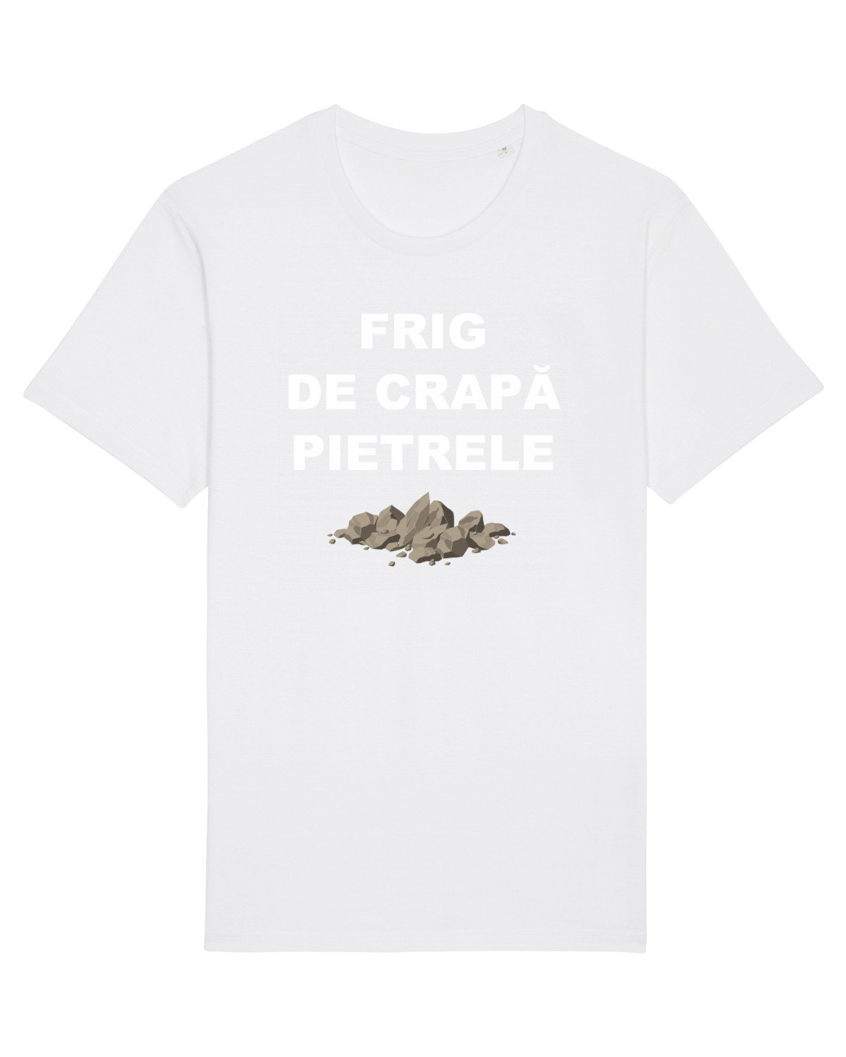 Tricou mânecă scurtă Unisex Rocker White