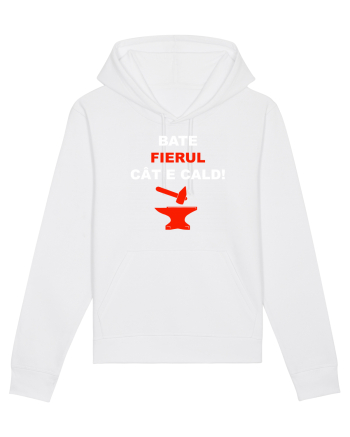 BATE FIERUL CAT E CALD White