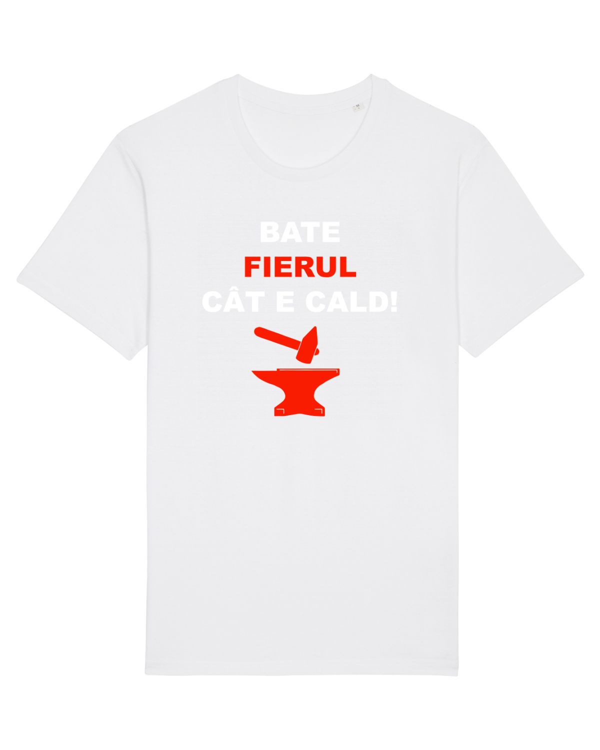 Tricou mânecă scurtă Unisex Rocker White