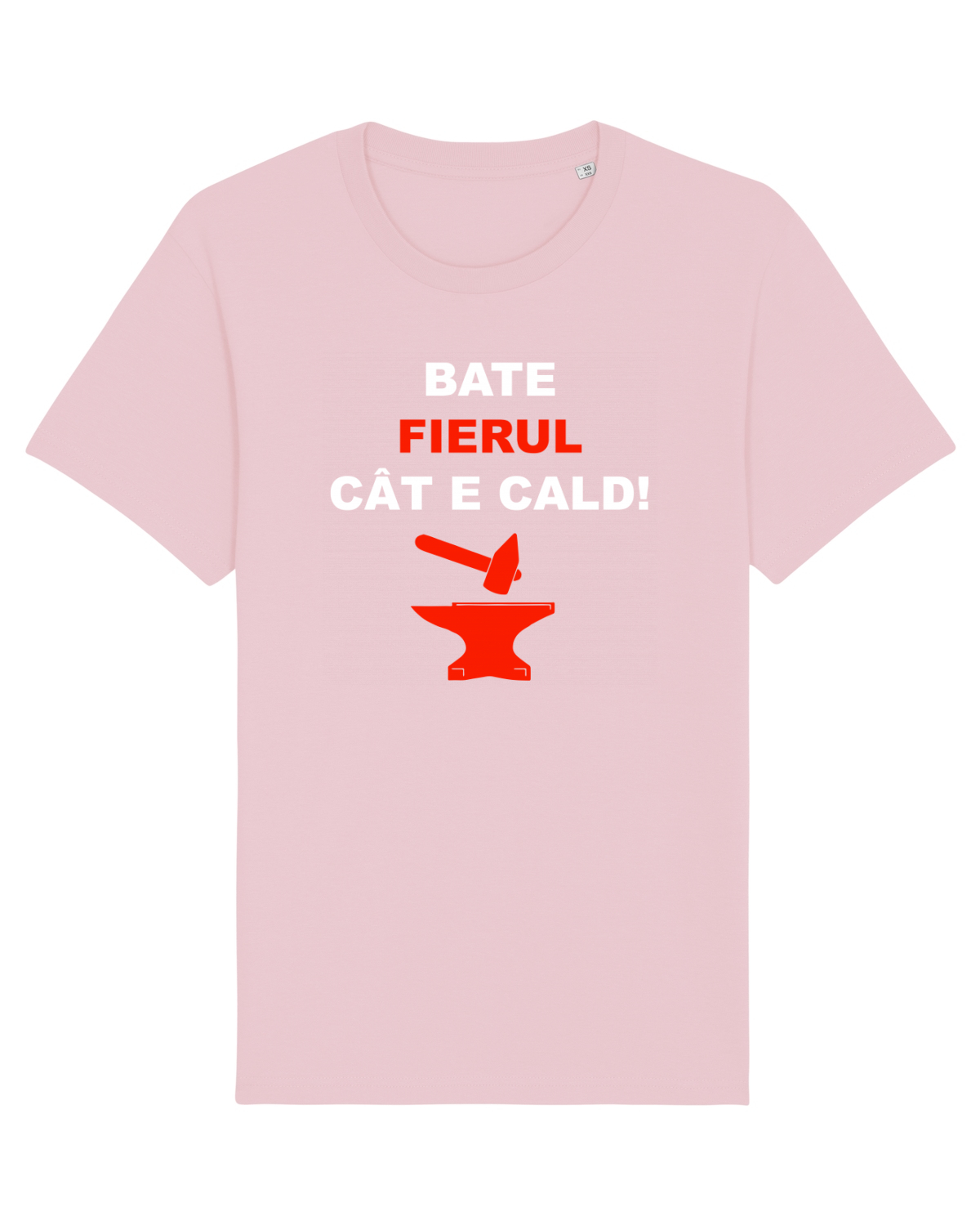 Tricou mânecă scurtă Unisex Rocker Cotton Pink