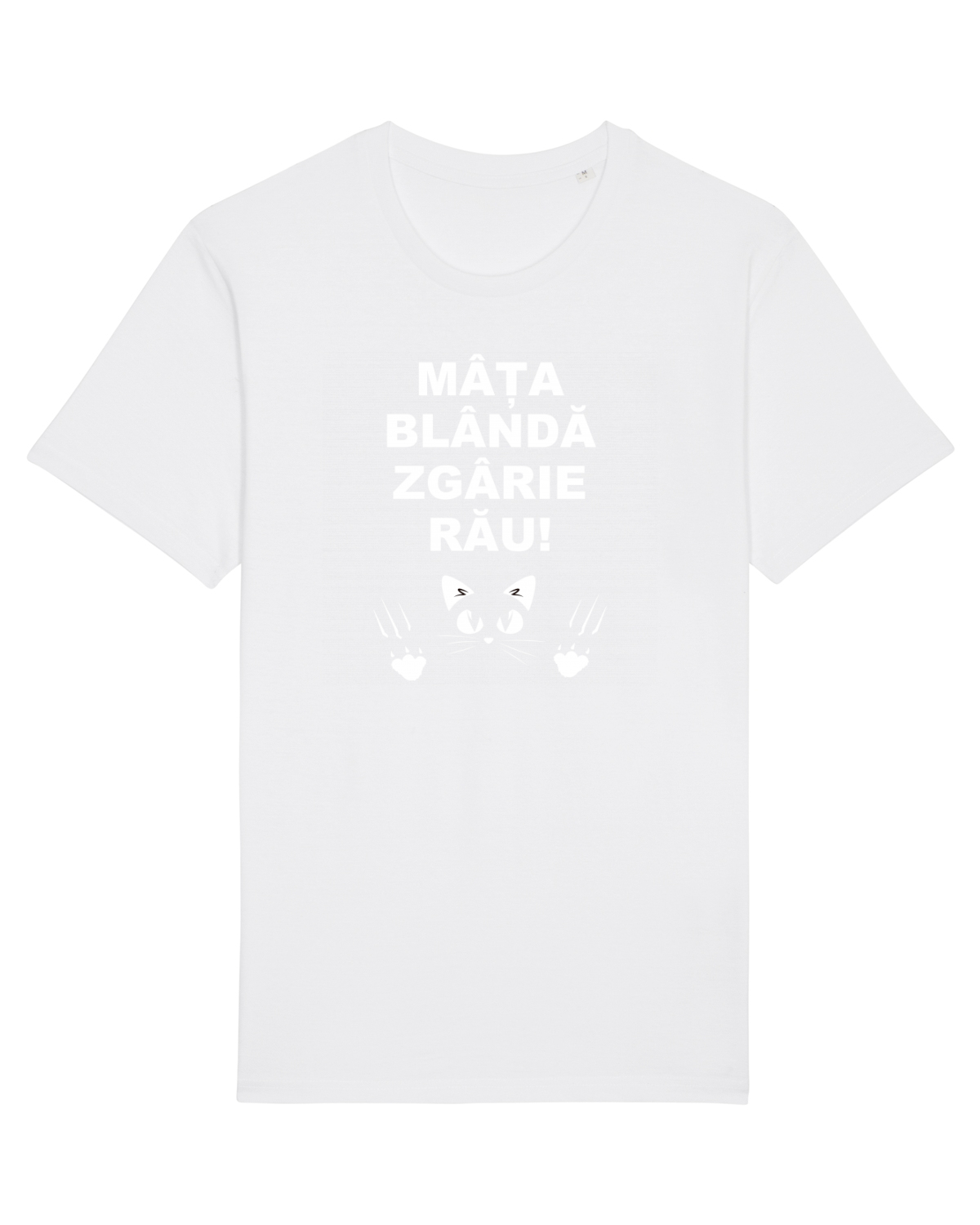 Tricou mânecă scurtă Unisex Rocker White