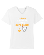 GAINA BATRANA FACE SUPA BUNA Tricou mânecă scurtă guler V Bărbat Presenter