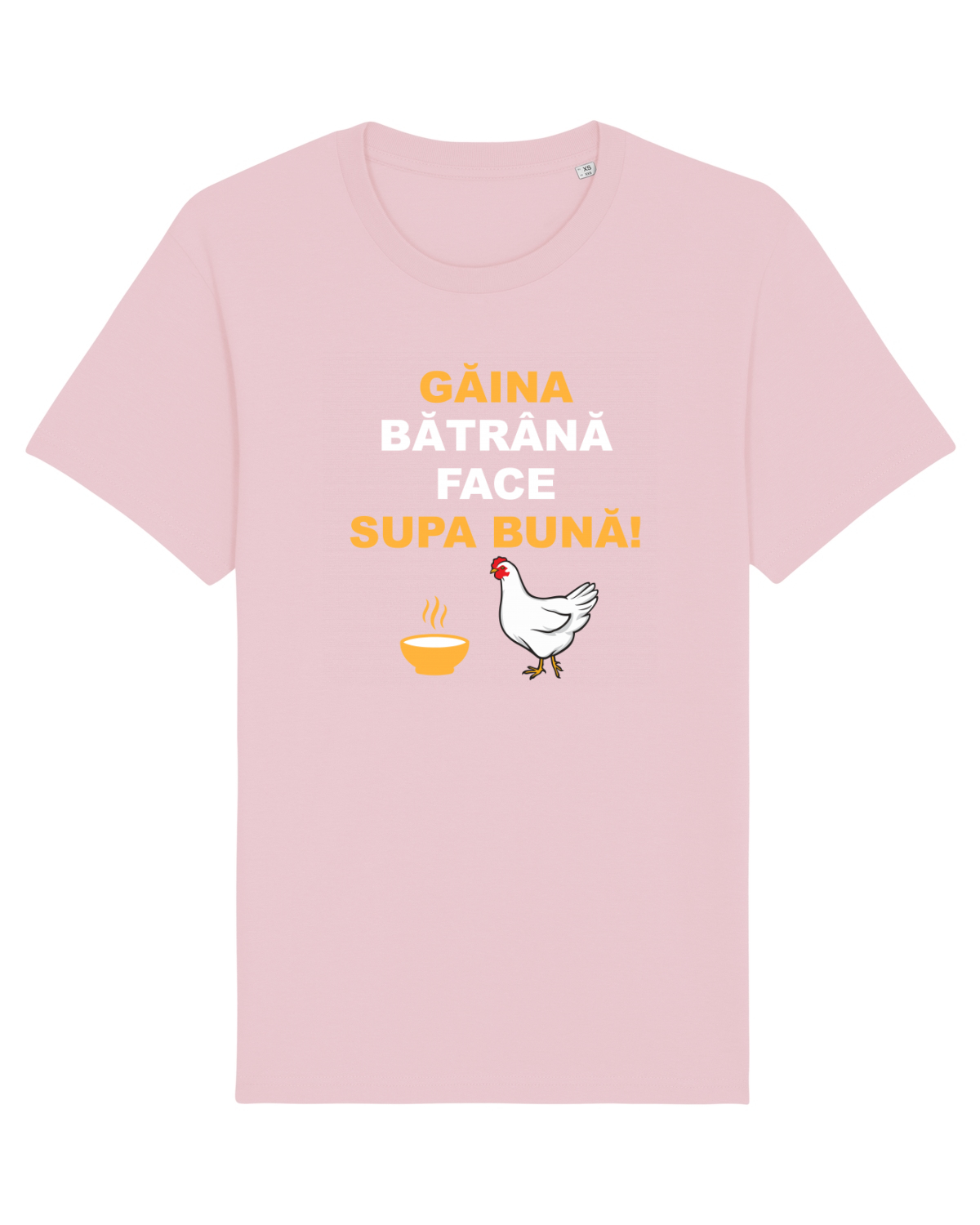 Tricou mânecă scurtă Unisex Rocker Cotton Pink