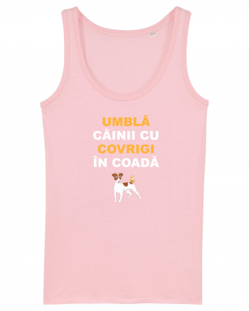 UMBLA CAINII CU COVRIGI IN COADA Cotton Pink