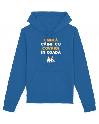 UMBLA CAINII CU COVRIGI IN COADA Royal Blue