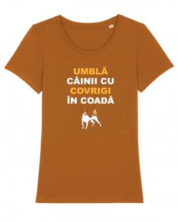 UMBLA CAINII CU COVRIGI IN COADA Roasted Orange