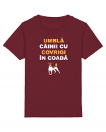 UMBLA CAINII CU COVRIGI IN COADA Tricou mânecă scurtă  Copii Mini Creator