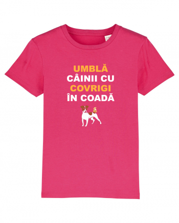 UMBLA CAINII CU COVRIGI IN COADA Raspberry