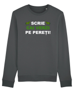 SCRIE CAI VERZI PE PERETI Bluză mânecă lungă Unisex Rise