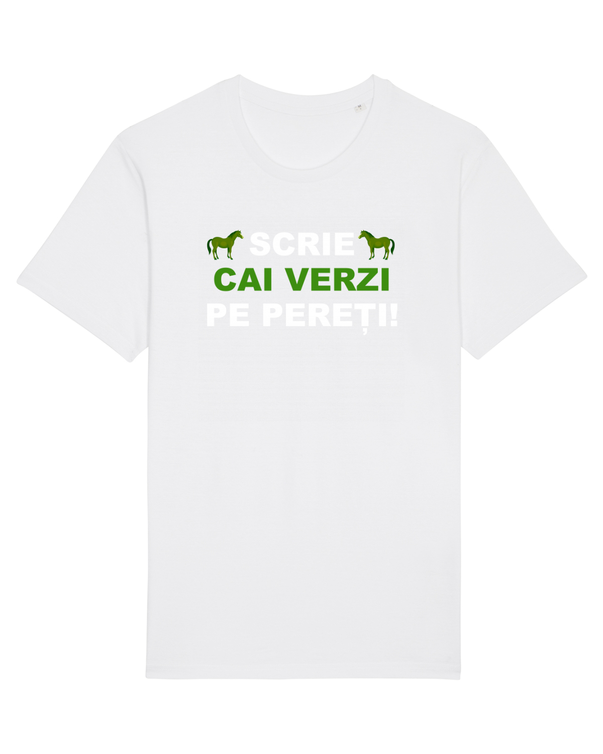 Tricou mânecă scurtă Unisex Rocker White