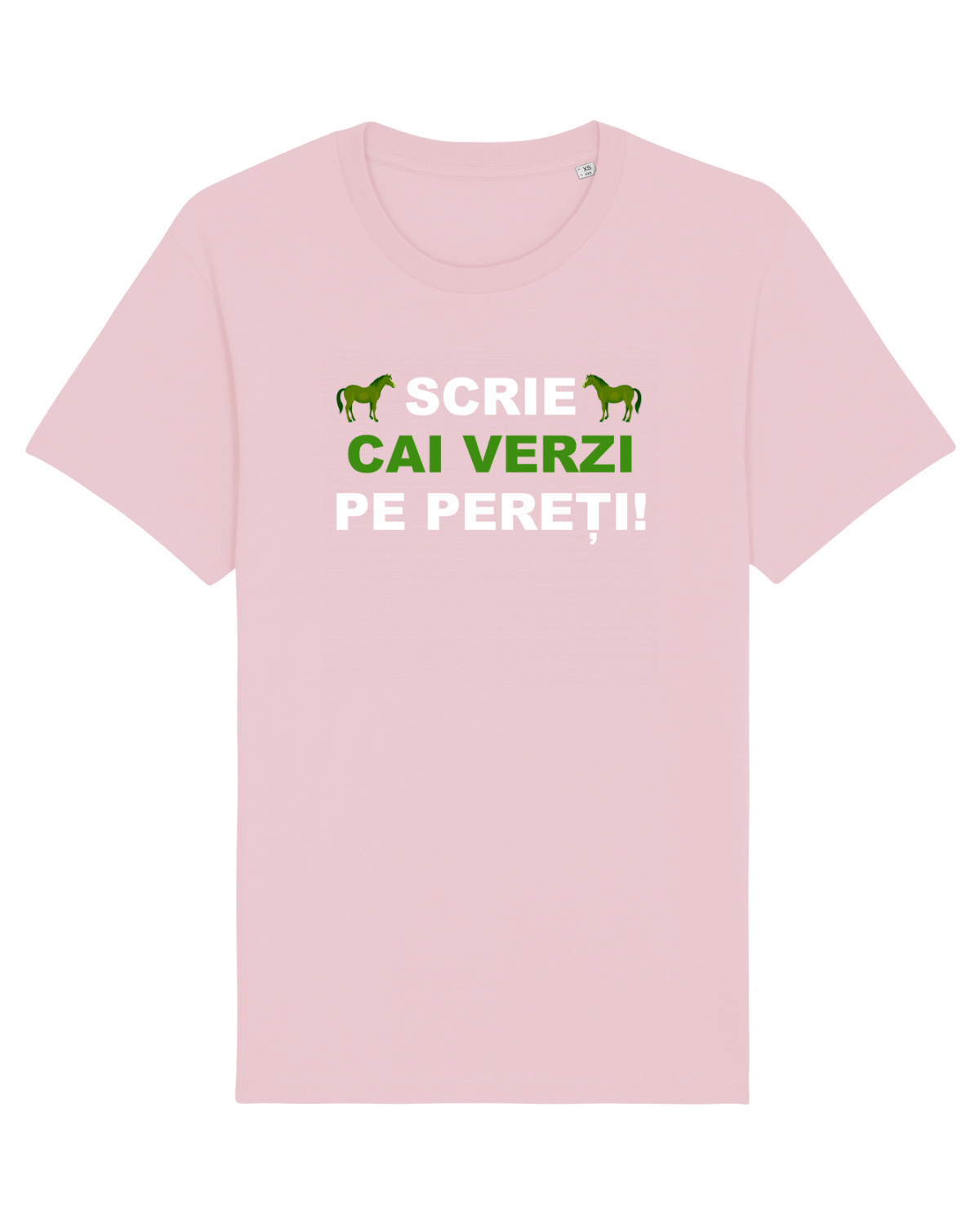 Tricou mânecă scurtă Unisex Rocker Cotton Pink