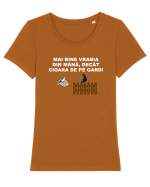 VRABIA DIN MANA Tricou mânecă scurtă guler larg fitted Damă Expresser