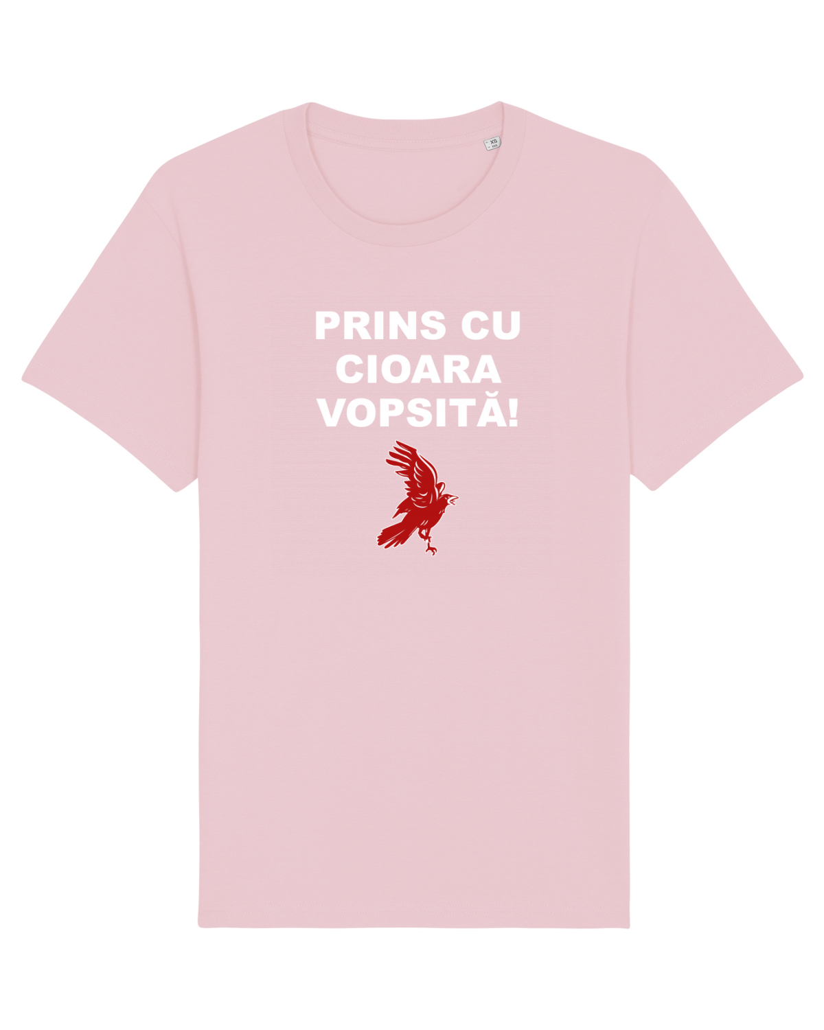 Tricou mânecă scurtă Unisex Rocker Cotton Pink