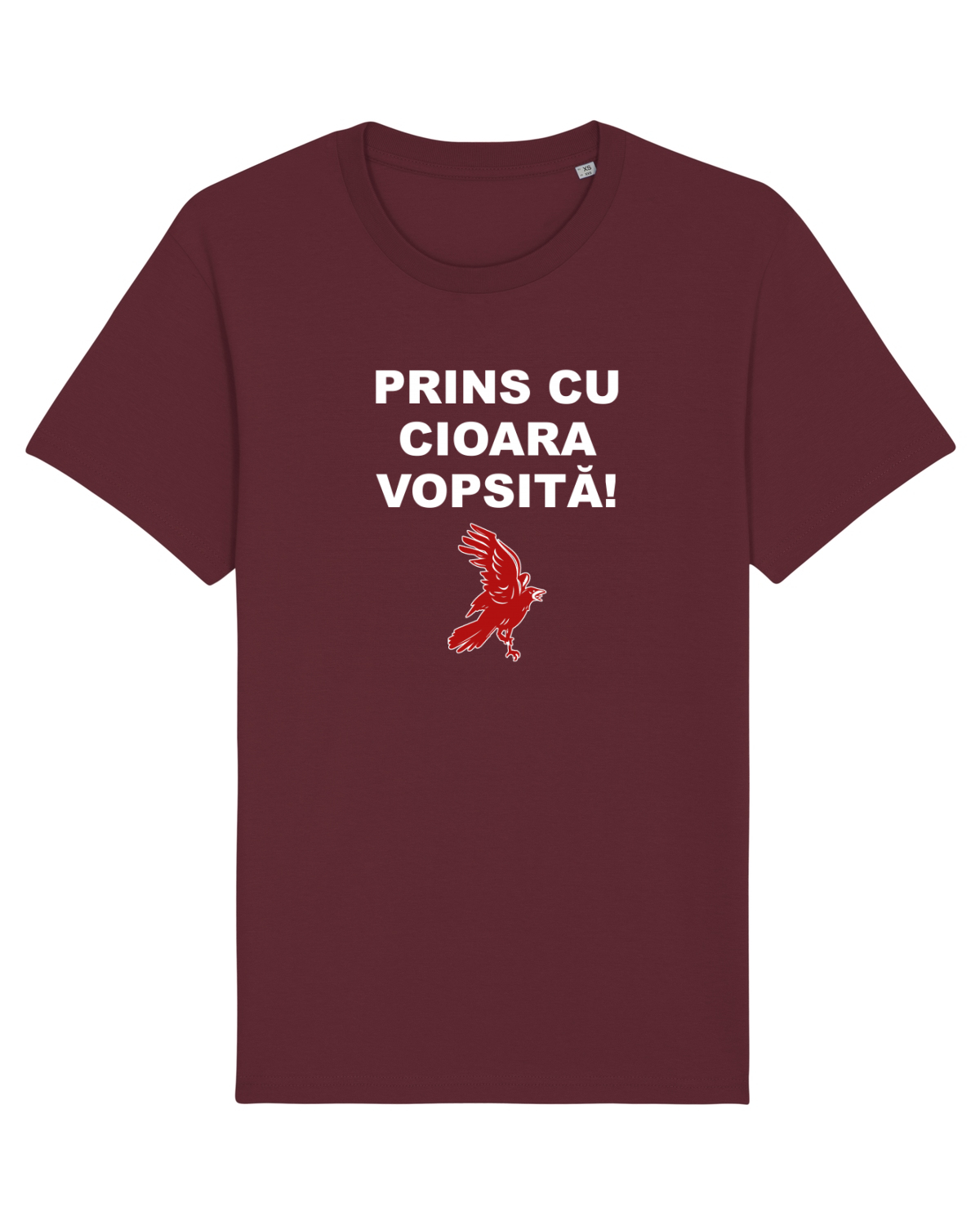 Tricou mânecă scurtă Unisex Rocker Burgundy