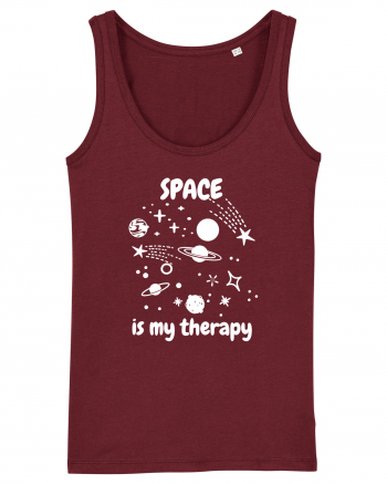 Space Is My Therapy Burgundy