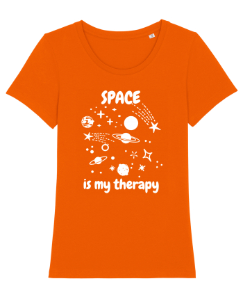 Space Is My Therapy Bright Orange