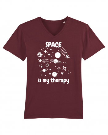 Space Is My Therapy Burgundy