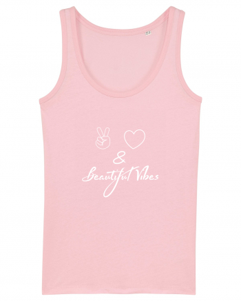 Love Peace & Beautiful Vibes Cotton Pink