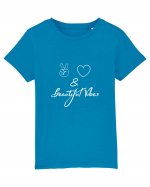 Love Peace & Beautiful Vibes Tricou mânecă scurtă  Copii Mini Creator
