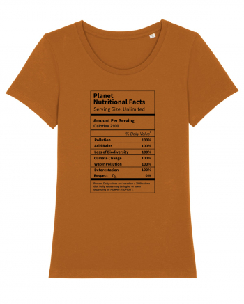 Planet Earth Nutritional Facts Roasted Orange