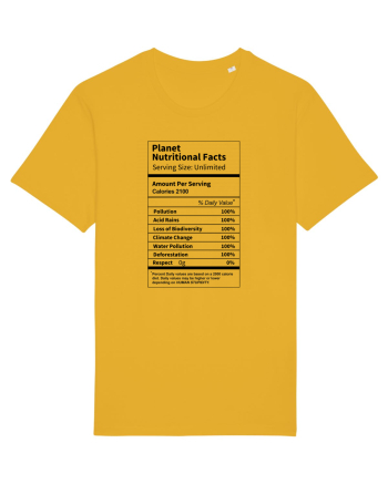 Planet Earth Nutritional Facts Spectra Yellow