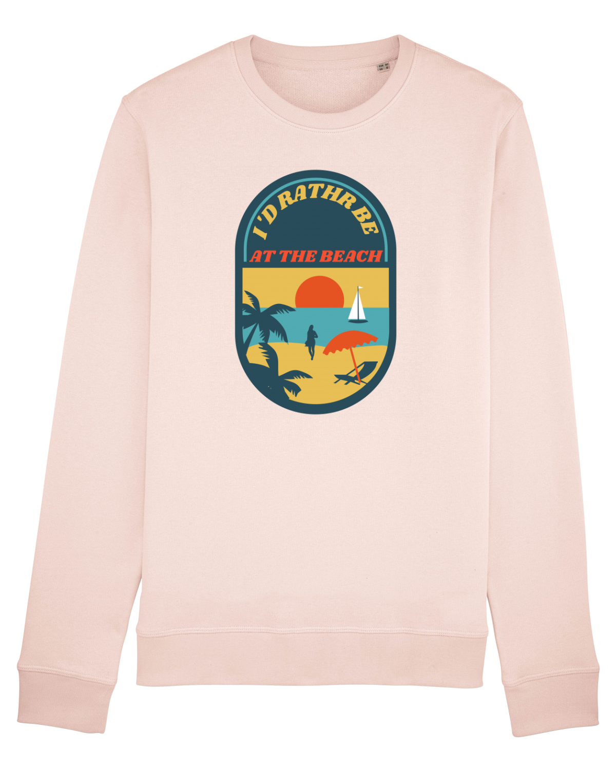 Bluză mânecă lungă Unisex Rise Candy Pink