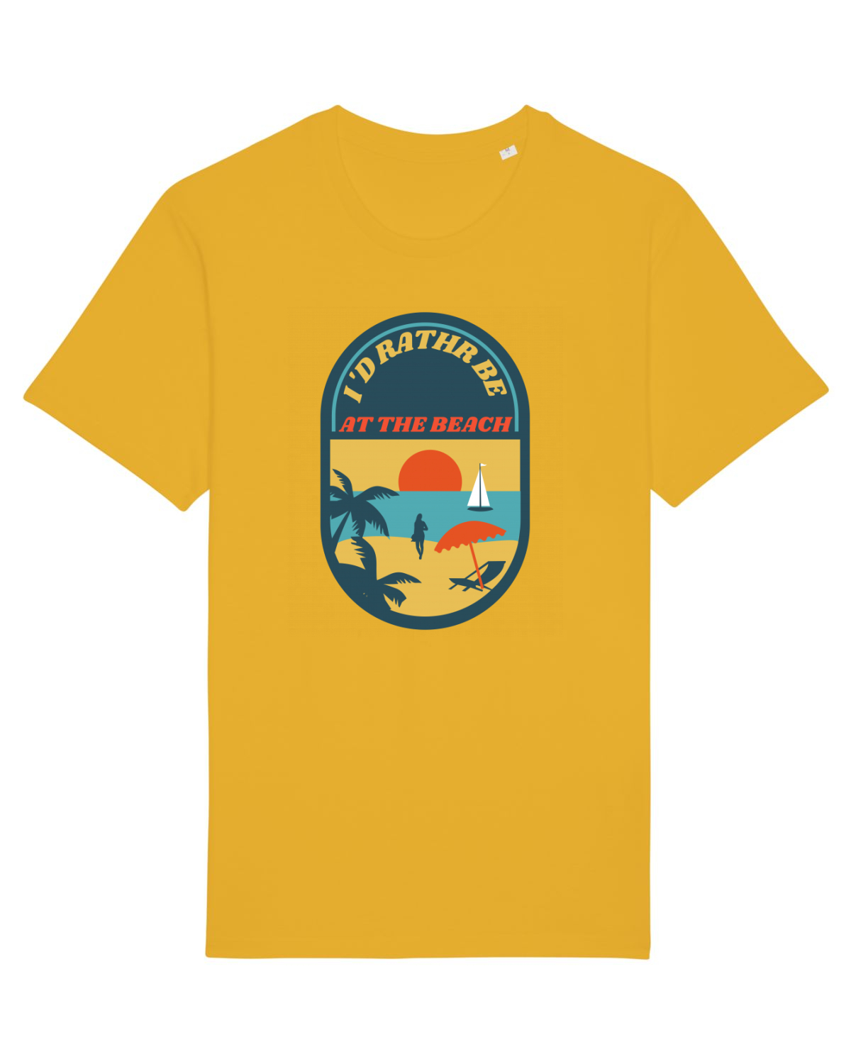 Tricou mânecă scurtă Unisex Rocker Spectra Yellow