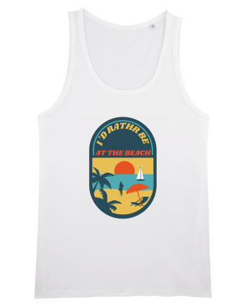 I'd Rather Be At The Beach  White