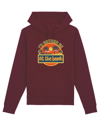 I'd Rather Be At The Beach  Burgundy