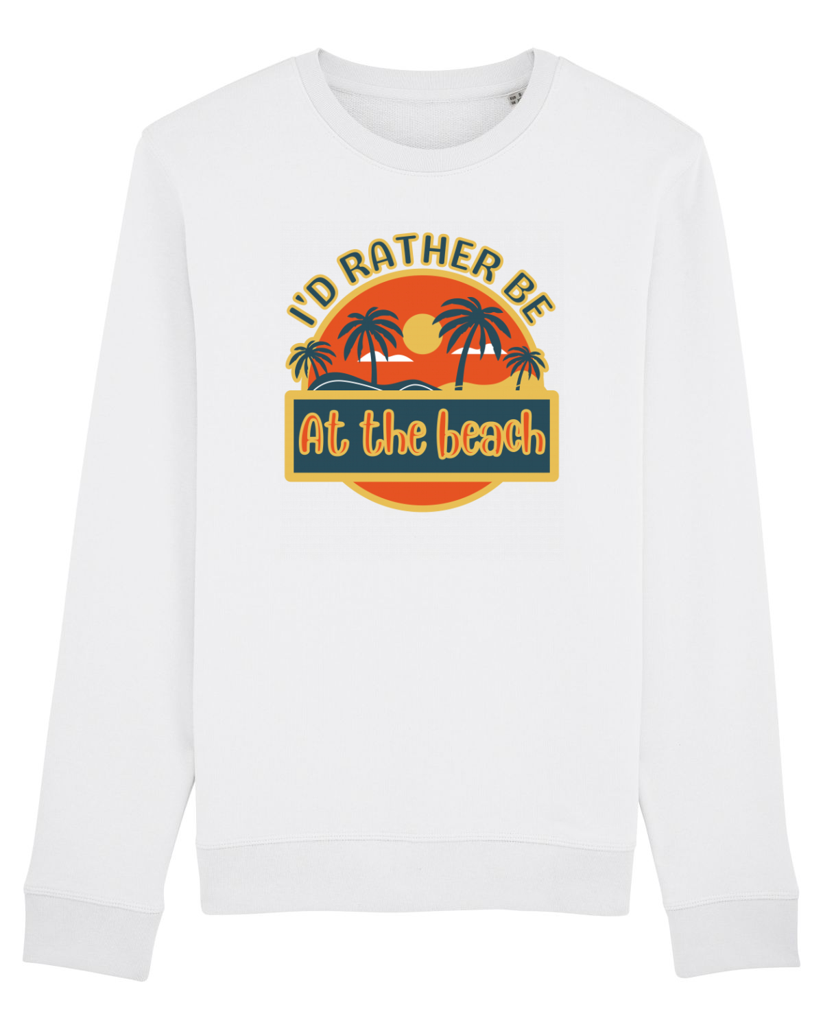 Bluză mânecă lungă Unisex Rise White