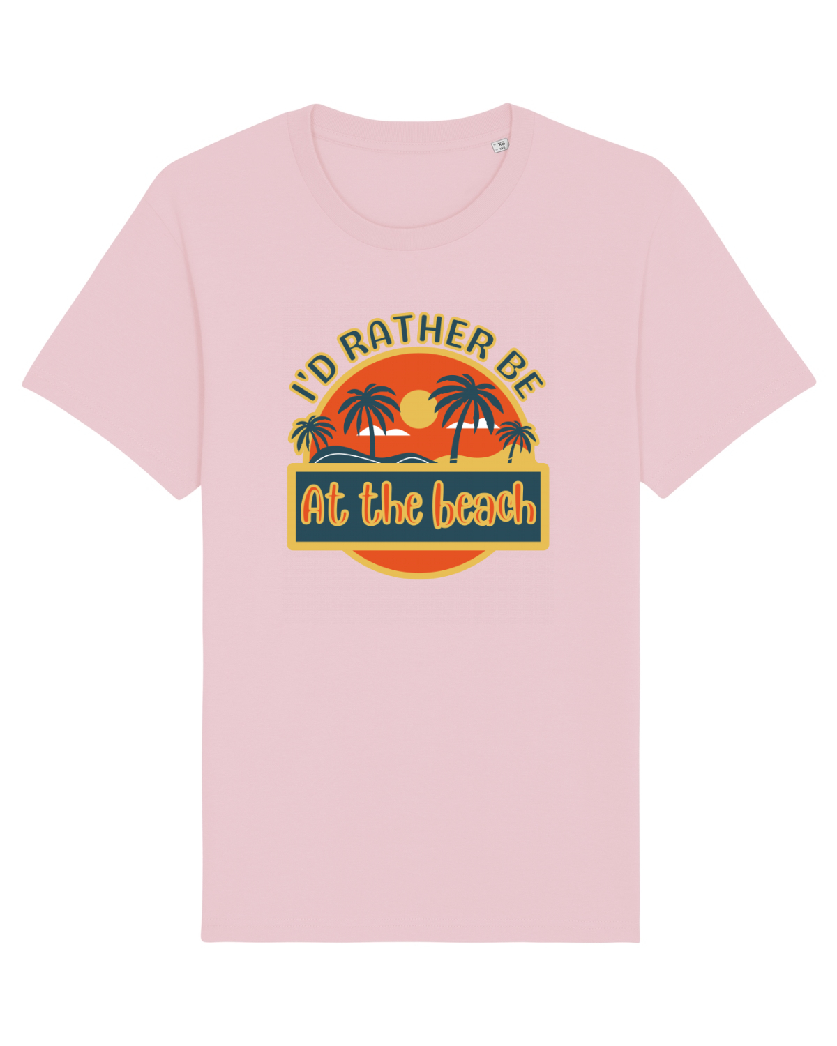 Tricou mânecă scurtă Unisex Rocker Cotton Pink