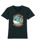 I'd Rather Be At The Beach  Tricou mânecă scurtă guler V Bărbat Presenter
