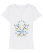 Neon FIGHTER Tricou mânecă scurtă guler V Damă Evoker