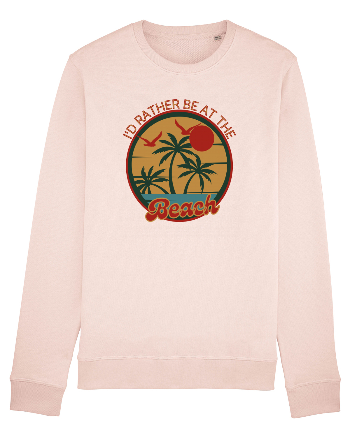 Bluză mânecă lungă Unisex Rise Candy Pink