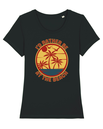 I'd Rather Be At The Beach  Black