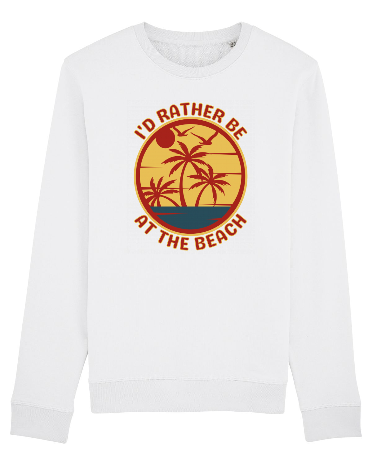 Bluză mânecă lungă Unisex Rise White